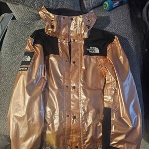 The North Face Black Jacket with Red Labels